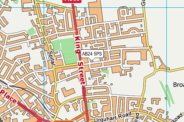 AB24 5PS map - OS VectorMap District (Ordnance Survey) AB24 5PS map - OS VectorMap District (Ordnance Survey)