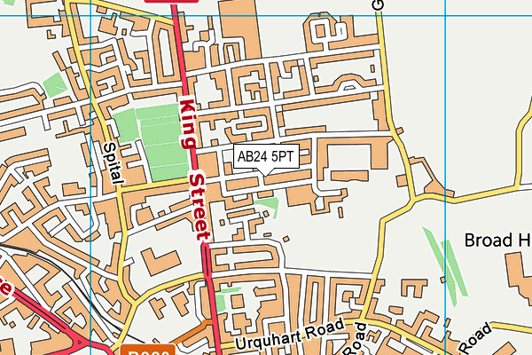 AB24 5PT map - OS VectorMap District (Ordnance Survey) AB24 5PT map - OS VectorMap District (Ordnance Survey)