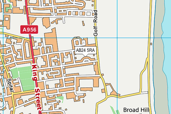 AB24 5RA map - OS VectorMap District (Ordnance Survey) AB24 5RA map - OS VectorMap District (Ordnance Survey)