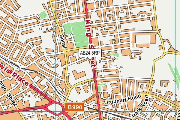AB24 5RP map - OS VectorMap District (Ordnance Survey) AB24 5RP map - OS VectorMap District (Ordnance Survey)