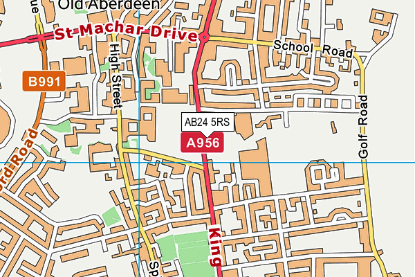 AB24 5RS map - OS VectorMap District (Ordnance Survey) AB24 5RS map - OS VectorMap District (Ordnance Survey)