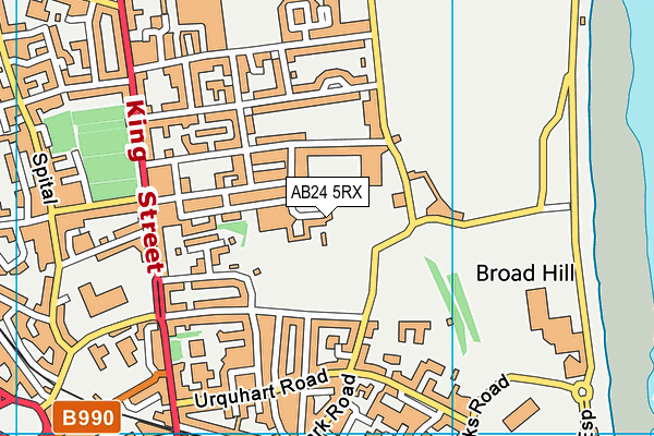 AB24 5RX map - OS VectorMap District (Ordnance Survey) AB24 5RX map - OS VectorMap District (Ordnance Survey)