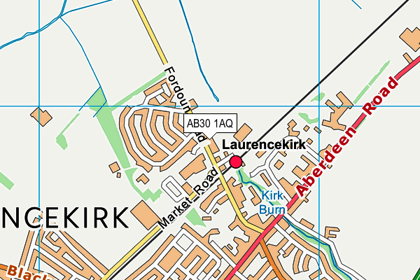 AB30 1AQ map - OS VectorMap District (Ordnance Survey) AB30 1AQ map - OS VectorMap District (Ordnance Survey)