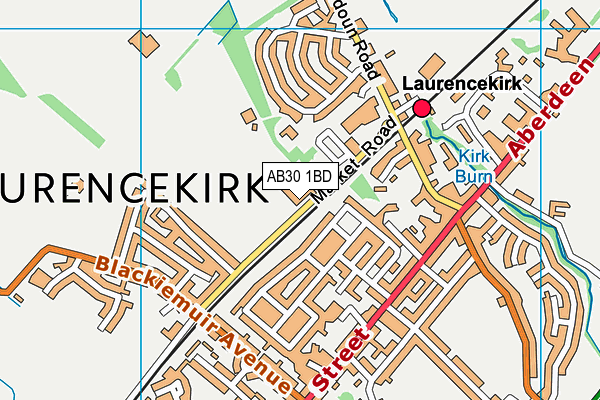 AB30 1BD map - OS VectorMap District (Ordnance Survey) AB30 1BD map - OS VectorMap District (Ordnance Survey)