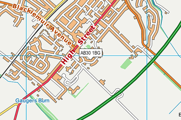 AB30 1BG map - OS VectorMap District (Ordnance Survey) AB30 1BG map - OS VectorMap District (Ordnance Survey)