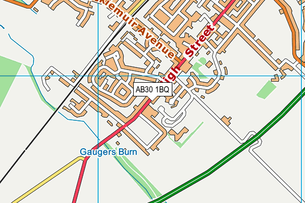 AB30 1BQ map - OS VectorMap District (Ordnance Survey) AB30 1BQ map - OS VectorMap District (Ordnance Survey)