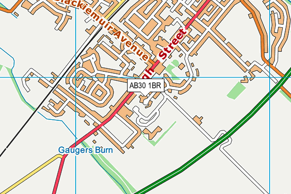 AB30 1BR map - OS VectorMap District (Ordnance Survey) AB30 1BR map - OS VectorMap District (Ordnance Survey)