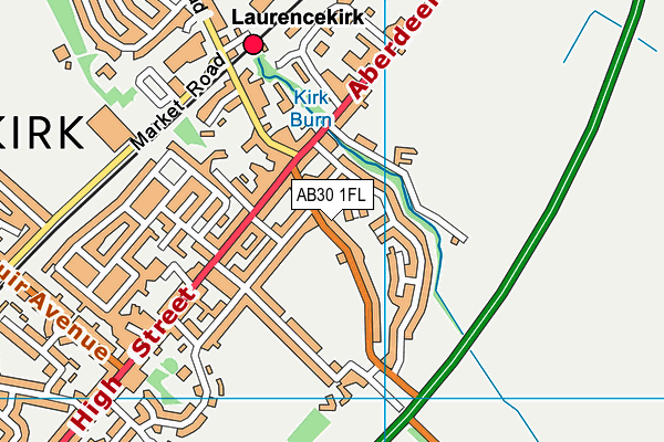 AB30 1FL map - OS VectorMap District (Ordnance Survey) AB30 1FL map - OS VectorMap District (Ordnance Survey)