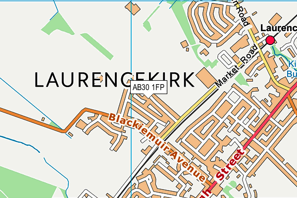 AB30 1FP map - OS VectorMap District (Ordnance Survey) AB30 1FP map - OS VectorMap District (Ordnance Survey)