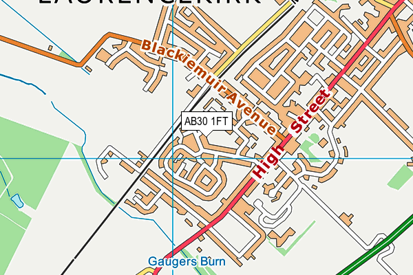 AB30 1FT map - OS VectorMap District (Ordnance Survey) AB30 1FT map - OS VectorMap District (Ordnance Survey)