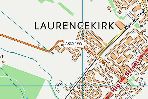 AB30 1FW map - OS VectorMap District (Ordnance Survey) AB30 1FW map - OS VectorMap District (Ordnance Survey)