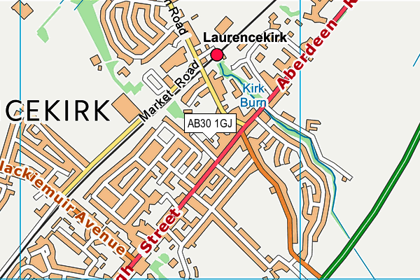 AB30 1GJ map - OS VectorMap District (Ordnance Survey) AB30 1GJ map - OS VectorMap District (Ordnance Survey)
