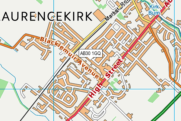 AB30 1GQ map - OS VectorMap District (Ordnance Survey) AB30 1GQ map - OS VectorMap District (Ordnance Survey)