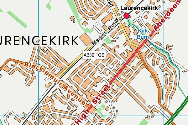 AB30 1GS map - OS VectorMap District (Ordnance Survey) AB30 1GS map - OS VectorMap District (Ordnance Survey)