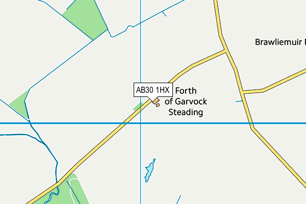 AB30 1HX map - OS VectorMap District (Ordnance Survey) AB30 1HX map - OS VectorMap District (Ordnance Survey)