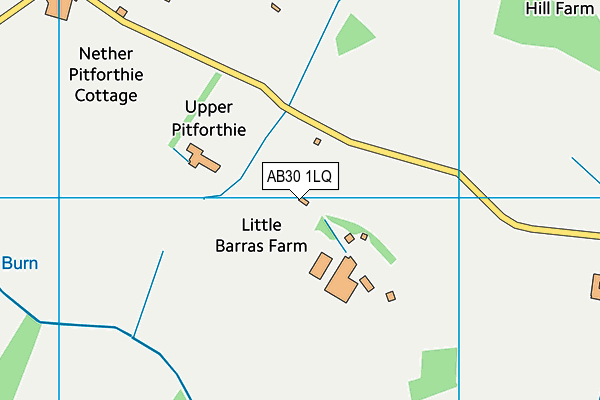 AB30 1LQ map - OS VectorMap District (Ordnance Survey) AB30 1LQ map - OS VectorMap District (Ordnance Survey)