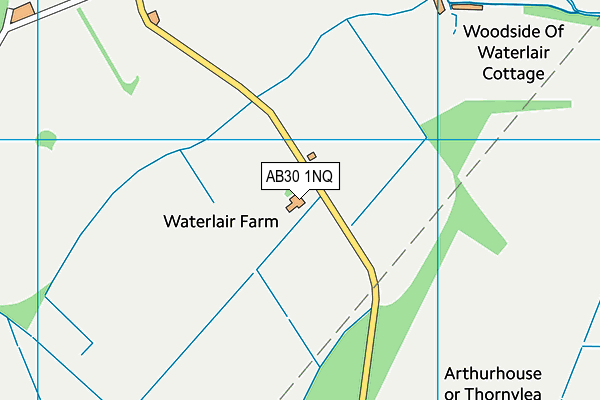 AB30 1NQ map - OS VectorMap District (Ordnance Survey) AB30 1NQ map - OS VectorMap District (Ordnance Survey)