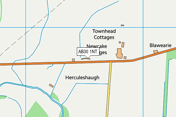 AB30 1NT map - OS VectorMap District (Ordnance Survey)