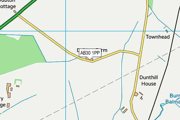 AB30 1PP map - OS VectorMap District (Ordnance Survey) AB30 1PP map - OS VectorMap District (Ordnance Survey)