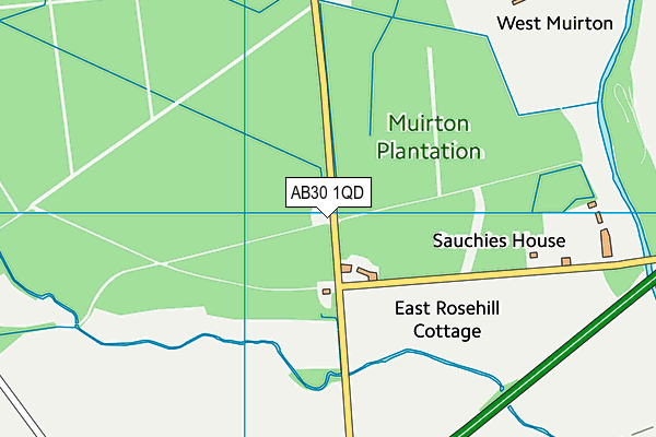 AB30 1QD map - OS VectorMap District (Ordnance Survey) AB30 1QD map - OS VectorMap District (Ordnance Survey)