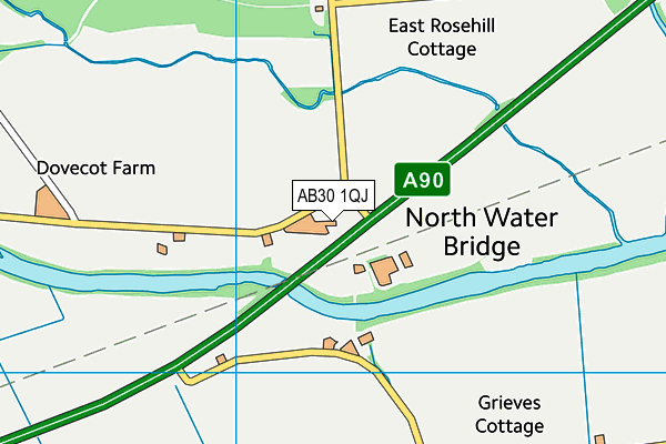 AB30 1QJ map - OS VectorMap District (Ordnance Survey) AB30 1QJ map - OS VectorMap District (Ordnance Survey)