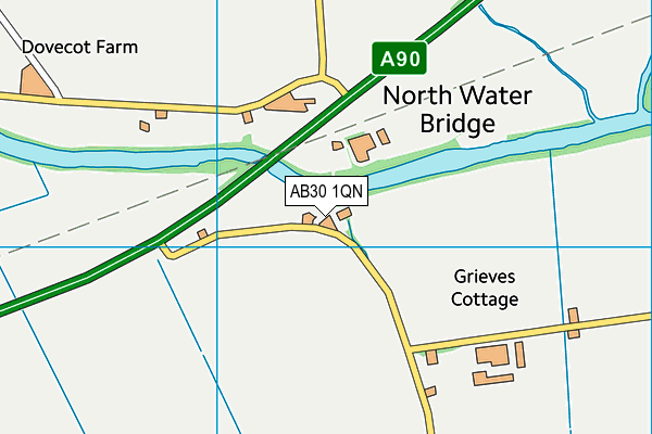 AB30 1QN map - OS VectorMap District (Ordnance Survey) AB30 1QN map - OS VectorMap District (Ordnance Survey)