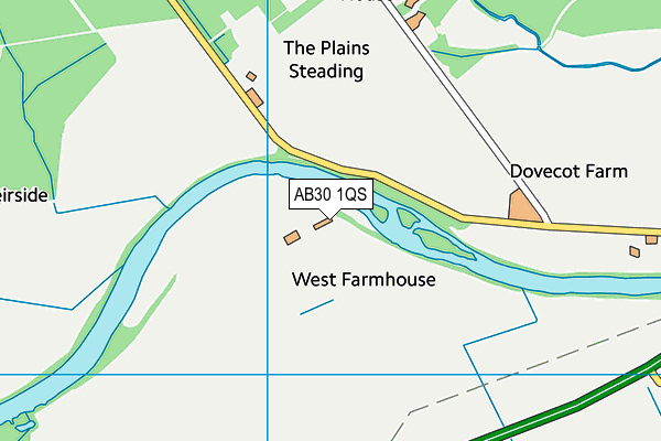 AB30 1QS map - OS VectorMap District (Ordnance Survey) AB30 1QS map - OS VectorMap District (Ordnance Survey)
