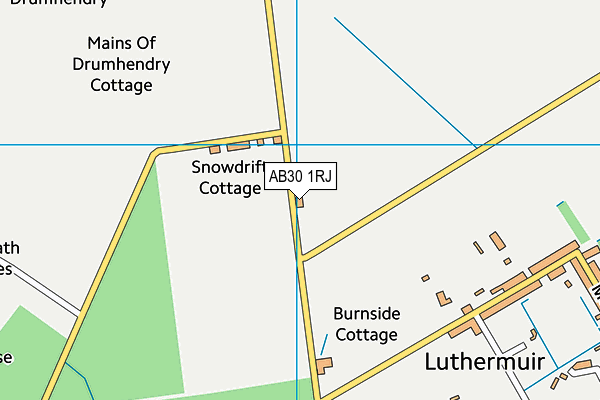 AB30 1RJ map - OS VectorMap District (Ordnance Survey) AB30 1RJ map - OS VectorMap District (Ordnance Survey)