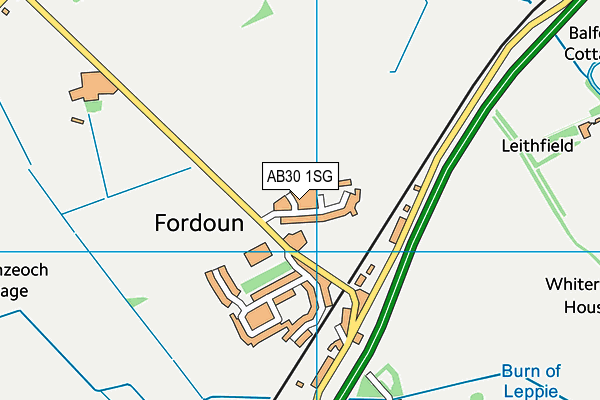 AB30 1SG map - OS VectorMap District (Ordnance Survey) AB30 1SG map - OS VectorMap District (Ordnance Survey)