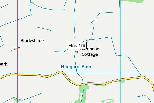AB30 1TB map - OS VectorMap District (Ordnance Survey) AB30 1TB map - OS VectorMap District (Ordnance Survey)