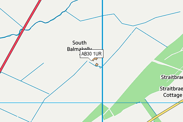 AB30 1UR map - OS VectorMap District (Ordnance Survey) AB30 1UR map - OS VectorMap District (Ordnance Survey)