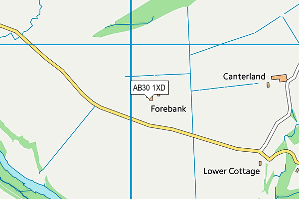 AB30 1XD map - OS VectorMap District (Ordnance Survey) AB30 1XD map - OS VectorMap District (Ordnance Survey)