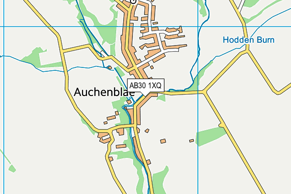 AB30 1XQ map - OS VectorMap District (Ordnance Survey) AB30 1XQ map - OS VectorMap District (Ordnance Survey)