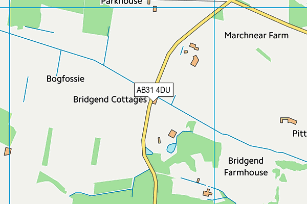 AB31 4DU map - OS VectorMap District (Ordnance Survey) AB31 4DU map - OS VectorMap District (Ordnance Survey)