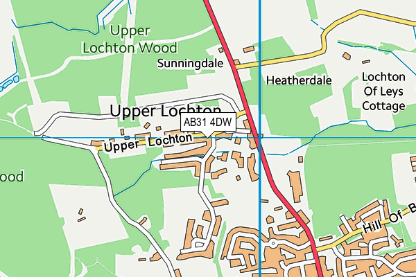 AB31 4DW map - OS VectorMap District (Ordnance Survey) AB31 4DW map - OS VectorMap District (Ordnance Survey)