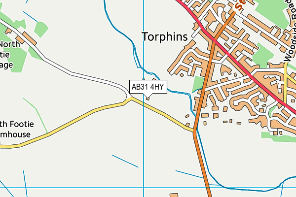 AB31 4HY map - OS VectorMap District (Ordnance Survey) AB31 4HY map - OS VectorMap District (Ordnance Survey)