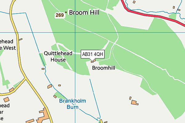 AB31 4QH map - OS VectorMap District (Ordnance Survey) AB31 4QH map - OS VectorMap District (Ordnance Survey)