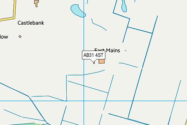 AB31 4ST map - OS VectorMap District (Ordnance Survey) AB31 4ST map - OS VectorMap District (Ordnance Survey)