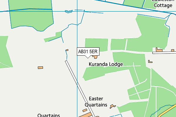 AB31 5ER map - OS VectorMap District (Ordnance Survey) AB31 5ER map - OS VectorMap District (Ordnance Survey)
