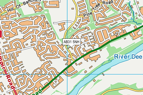 AB31 5NH map - OS VectorMap District (Ordnance Survey) AB31 5NH map - OS VectorMap District (Ordnance Survey)