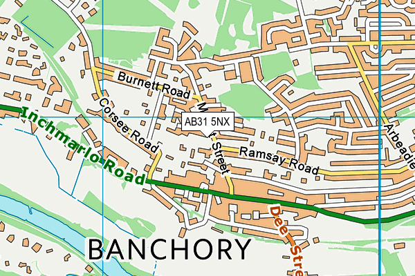 AB31 5NX map - OS VectorMap District (Ordnance Survey) AB31 5NX map - OS VectorMap District (Ordnance Survey)