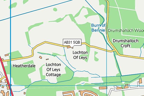 AB31 5QB map - OS VectorMap District (Ordnance Survey) AB31 5QB map - OS VectorMap District (Ordnance Survey)