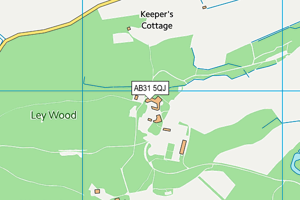 AB31 5QJ map - OS VectorMap District (Ordnance Survey) AB31 5QJ map - OS VectorMap District (Ordnance Survey)
