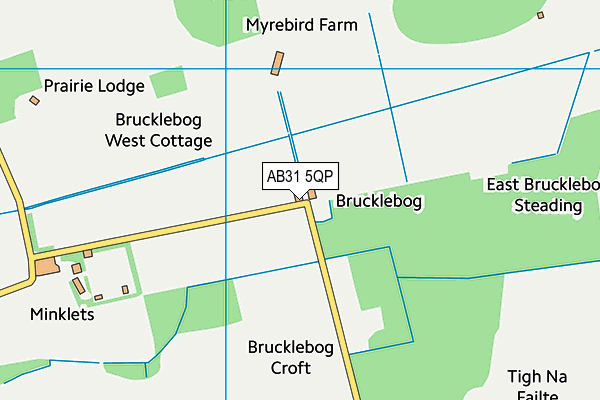 AB31 5QP map - OS VectorMap District (Ordnance Survey) AB31 5QP map - OS VectorMap District (Ordnance Survey)