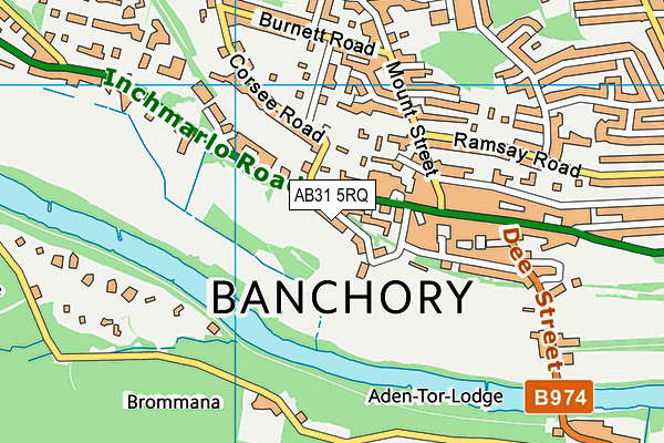 AB31 5RQ map - OS VectorMap District (Ordnance Survey) AB31 5RQ map - OS VectorMap District (Ordnance Survey)