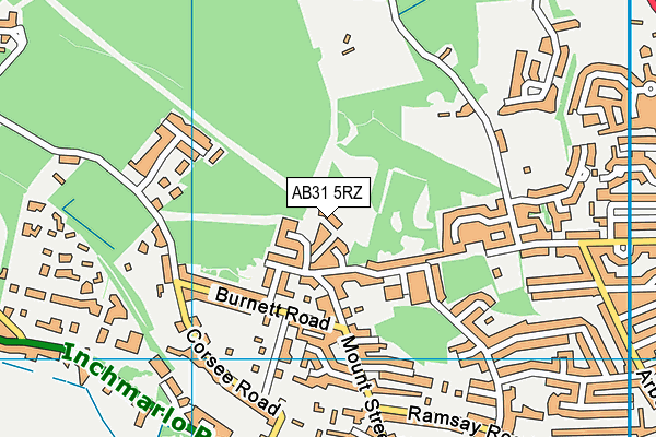 AB31 5RZ map - OS VectorMap District (Ordnance Survey) AB31 5RZ map - OS VectorMap District (Ordnance Survey)