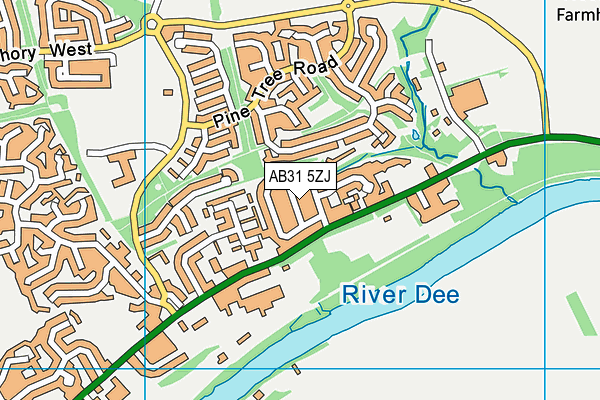 AB31 5ZJ map - OS VectorMap District (Ordnance Survey) AB31 5ZJ map - OS VectorMap District (Ordnance Survey)