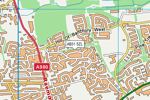 AB31 5ZL map - OS VectorMap District (Ordnance Survey) AB31 5ZL map - OS VectorMap District (Ordnance Survey)