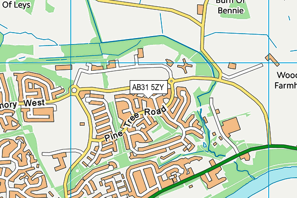 AB31 5ZY map - OS VectorMap District (Ordnance Survey) AB31 5ZY map - OS VectorMap District (Ordnance Survey)