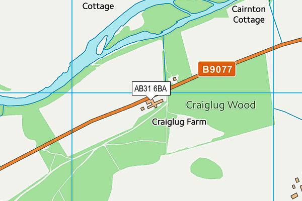 AB31 6BA map - OS VectorMap District (Ordnance Survey) AB31 6BA map - OS VectorMap District (Ordnance Survey)